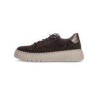 Gabor Sneaker basse da donna per adulti, 6014.01, larghezza F, allacciatura, moka, 40.5 EU