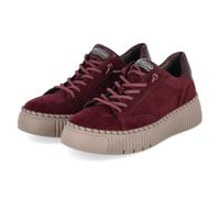 Gabor Sneaker da donna 6014.01 in pelle scamosciata rossa, Colore: rosso, 38 EU