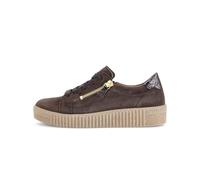 Gabor Sneakers basse da donna 6010.02 larghezza F cerniera, Mocca Gold, 39 EU