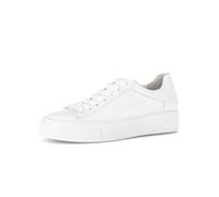 Gabor Sneakers basse da donna, scarpe basse, taglie forti (G), Bianco 51, 37.5 EU