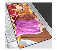 Gabriel DropOut Anime Extended XXL Mousepad, Tappetino per mouse Speed Gaming, 800x300mm Tappetino anime grande con base in gomma antiscivolo, Bordi cuciti 3mm, per PC, D