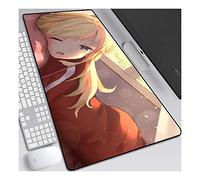 Gabriel DropOut Tappetino Mouse Gaming 700x 300mm XL per Mouse e PC, 3mm Mouse Pad Antiscivolo Fondo in Gomma con Bordi Cuciti,B