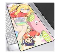 Gabriel DropOut Tappetino Mouse Gaming 900x 400mm XXL per Mouse e PC, 3mm Mouse Pad Antiscivolo Fondo in Gomma con Bordi Cuciti, B
