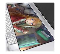 Gabriel DropOut Tappetino Mouse Gaming 900x 400mm XXL per Mouse e PC, 3mm Mouse Pad Antiscivolo Fondo in Gomma con Bordi Cuciti, F
