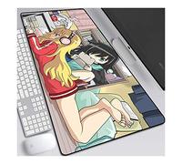 Gabriel DropOut Tappetino Mouse Gaming, Grande Anime Mouse Pad XL 700x300mm Confortevole, Lavabile, 3mm Antiscivolo Tappetino Scrivania Supporto per Ufficio Computer, Adatto per computer e PC,A