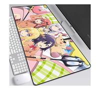 Gabriel DropOut Tappetino per XXL Mouse da Gioco - Gaming Mousepad Extra Grande 900 x 400mm - Pad 3mm con Base in Gomma Antiscivolo - Spessore 3mm Anime Tappetino Mouse, B