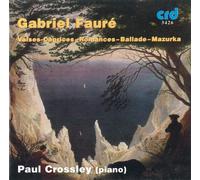 Gabriel Faure Gabriel Fauré: Valses/Caprices/Romances/Ballade/Mazurka (CD) Album