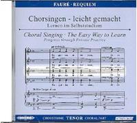 Gabriel Fauré Requiem op.48, Chorstimme Tenor, 1 Audio-CD (CD)