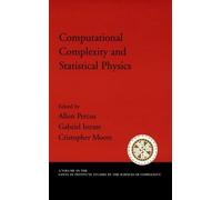 Gabriel Istrate Computational Complexity and Statistical Phys (Copertina rigida)