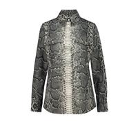 Gabriela Hearst - John Austin Camicia in denim con stampa serpente - -Blouses & Shirts -Donna -Grigio -M