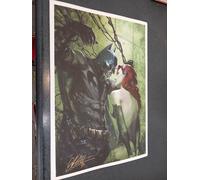 GABRIELE DELL'OTTO BATMAN E POISON IVY - LITOGRAFIA - FIRMATO/SIGNED