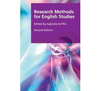 Gabriele Griffin Research Methods for English Studies (Tascabile)