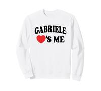 Gabriele Loves Me Retro Name Felpa