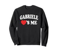 Gabriele Loves Me Retro Name Felpa