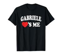 Gabriele Loves Me Retro Name Maglietta