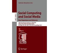 Gabriele Meisel Social Computing and Social Media. User Experience a (Tascabile)