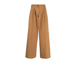 Gabriele Pasini - Pantaloni a gamba larga a vita alta - - Trousers - Donna - Marrone - S
