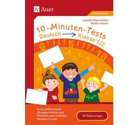Gabriele Pfannm 10-Minuten-Tests Deutsch - Klasse 1/2: Kurze differe (Broschüre)