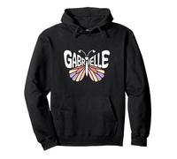 Gabrielle Butterfly - Personalizzato Carino Nome Word Art Felpa con Cappuccio