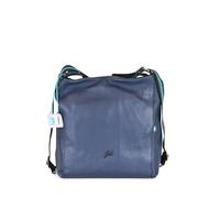 GABS Aissa BULL borsa tracolla monospalla Made in Italy Pelle 100% Black (blu inchiostro)