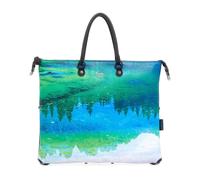 Gabs, ,Bags ,Donna ,Multicolore ,ONE SIZE Borsa Shopping Verde Stampata Trip