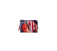 Gabs Beyonce M Trip Borsa a Tracolla in Pelle, Multicolore con Stampa Murales, 29.5 x 21 x 2 cm, Chiusura a Cerniera