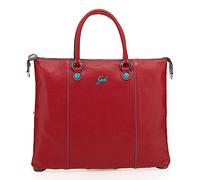 Gabs Borsa a Mano G3 PLUS M Trasformabile Versione Ruga Basic 100% Pelle Rosso Intenso