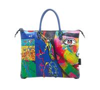 Gabs borsa g3 Plus M Trip Trasformabile Hobo Shopper Tote Bauletto Zaino Blu Pelle Frida
