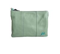 Gabs Borsa Pochette Beyoncé Logo Basic Taglia M in Pelle con Tracolla Regolabile Piatta C2552 Tea Verde