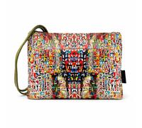 Gabs Borsa a Tracolla Beyonce Trip in Pelle, Stampa Scritte Multicolore, Taglia M, 29.5 x 21 x 2 cm, con Tracolla Regolabile
