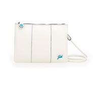 Gabs Borsa Pochette Tracolla Beyonce S Pelle Bianco panna Logo Azzurro Bull Basic