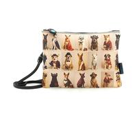 Gabs Borsa tracolla donna Pochette Beyonce M in Pelle Pet Animals Cani beige