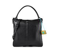 Gabs G14 Borsa a spalla Vera Pelle 35 cm espandibile nero