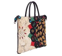 Gabs G3 Plus M Basic Borsa Zaino Trasformabile Hobo Shopper Tote Bauletto in Pelle Stampa Tripoli