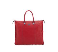 Gabs G3 Plus M Basic Borsa Zaino Trasformabile Shopper Tote Bauletto in Pelle Rosso Fuoco