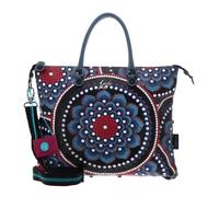Gabs G3 Plus Trip Borsa a Mano in Pelle, Stampa Ortensia 613, Blu, Taglia M, 39.5 x 31 x 2 cm, Convertibile a Zaino