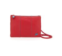 Gabs Borsa Tracolla Beyonce M Pochette Donna Pelle Rosso Fuoco Logo Azzurro