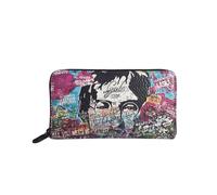 Gabs Portafoglio lungo con zip, realizzato in pelle. Presenta diversi taschini per riporre carte di credito, documenti e tessere, scomparto per banconote e taschino per monete chiuso con zip. 19x11x2c