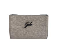 Gabs Portafoglio porta carte monete Zip Made in Italy Pelle 100% Black GMONEY14 (sasso)