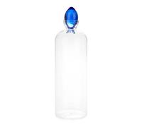 Balvi Bottiglia Gourami Colore Blu Bottiglia di Vetro per Acqua con Spina a Forma di Pesce da 1,2L Bo