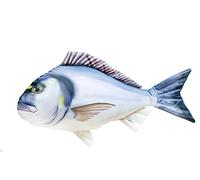 GABY Fish Pillows Goldbrasse - Cuscino in Poliestere, Multicolore, Misura Media