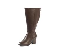 GABYLOU Stivali a polpaccio largo 4XL - Modello Gladys, Choco25, 43