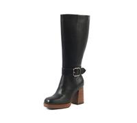GABYLOU Stivali XL al polpaccio - modello Nina, NeroMarrone25, 39