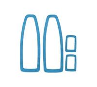 GACBDXA Adesivo for Cornice del Pannello di Controllo dell'interruttore del finestrino dell'auto Compatibile con Gli Accessori for la Messa a Punto degli Interni BMW F30 F34(7586 Blue)