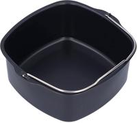 Gachiwar Stampo per torta Air Fryer 18 cm - Stampo per pasticceria antiaderente per friggitrice ad aria calda, barile quadrato in ferro compatibile HD9925/HD9860/HD9905 - Accessorio per friggere aria