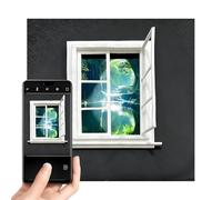 Gacqpli Accessorio Per Fotografia Alla Finestra | Strumento Portatile Per Inquadratura E Riprese - Cornice Finestra Finta Per Fotografia | Per Catturare Prospettive All'Aperto, Vacanza, Studio E Cima