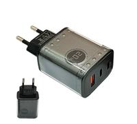 Gacqpli Caricatore multiplo | 20 W ricarica rapida adattatore portatile | più dispositivi stazione di ricarica USB per telefoni, per laptop, tablet, viaggi, casa, ufficio, business, adulti