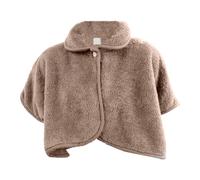Gacqpli Mantello Poncho - Spalla Calda Coperta Di Spalla Spessa Doppio Lato, Coperta In Pile Portatile Con Bottoni, Poncho Mantelle Invernali Da Donna, marrone, 84 x 45 cm
