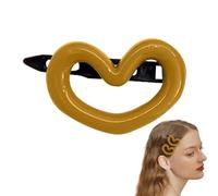 Gacqpli Morandi - Fermaglio per capelli a di cuore, antiscivolo, fermaglio per capelli a di cuore, aspetto vivace, natalizi