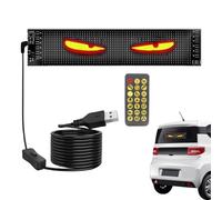 Gacqpli Occhi LED per Parabrezza Camion | Occhi Auto Programmabili E Flessibili - Elettronica Auto per SUV Bar Vetrina Casa Feste